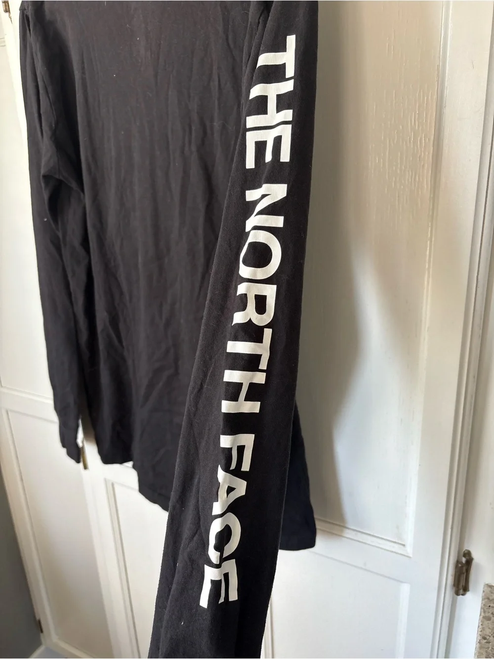 The North Face Black Graphic Logo Long Sleeve Tee